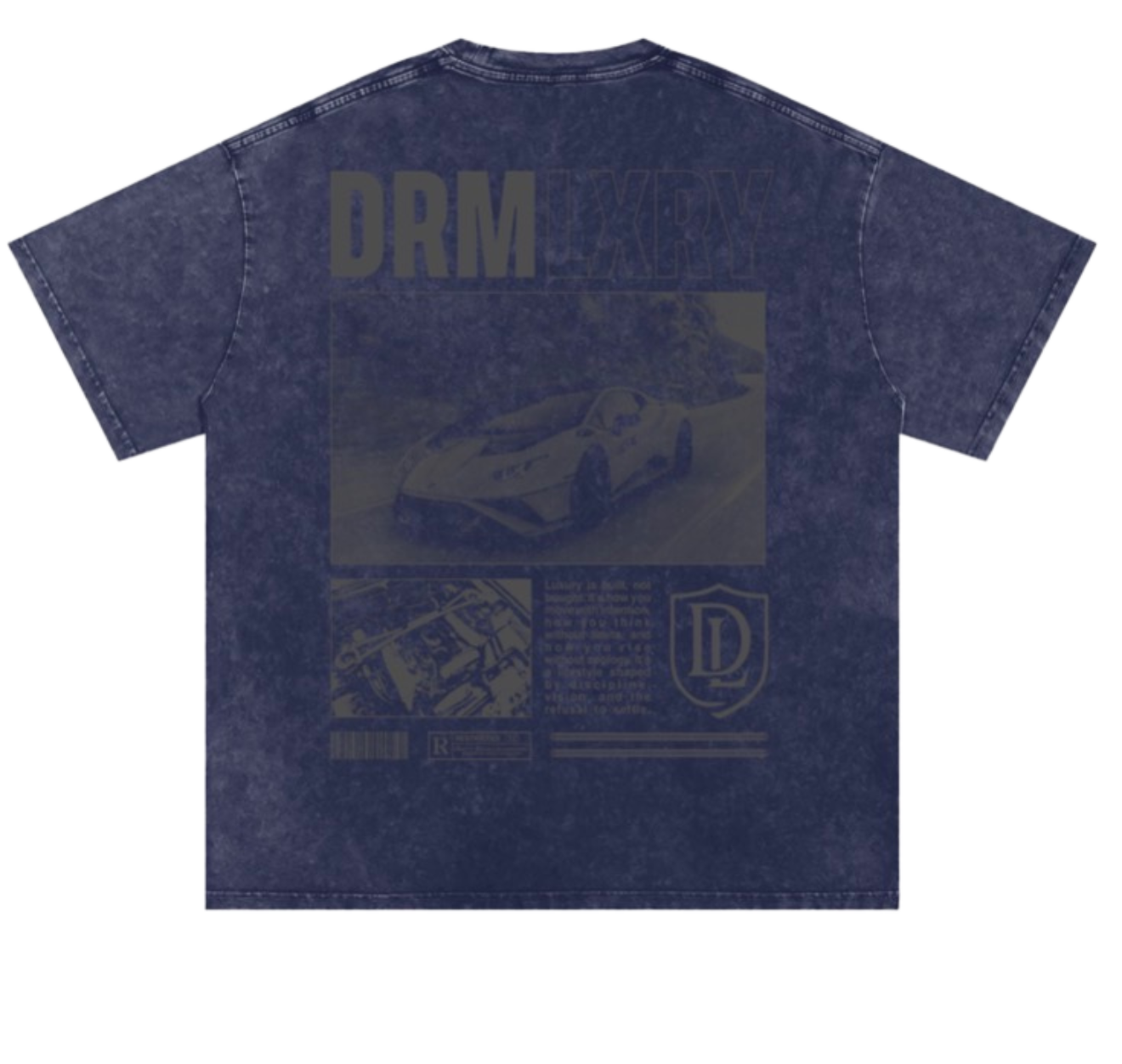 Oversized Blue DRMLXRY Core Tee (Copy)