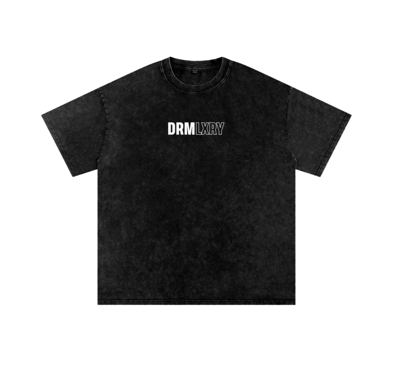 Oversized Black DRMLXRY Core Tee